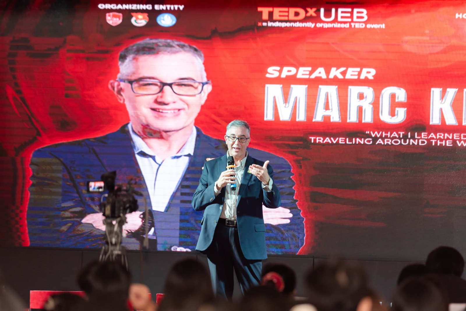 Marc Kramer speaking at TEDxUEB